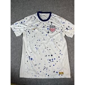2023 Nike USWNT Jersey Shirt Mens Medium USA Team Dri Fit Paint Splatter Soccer
